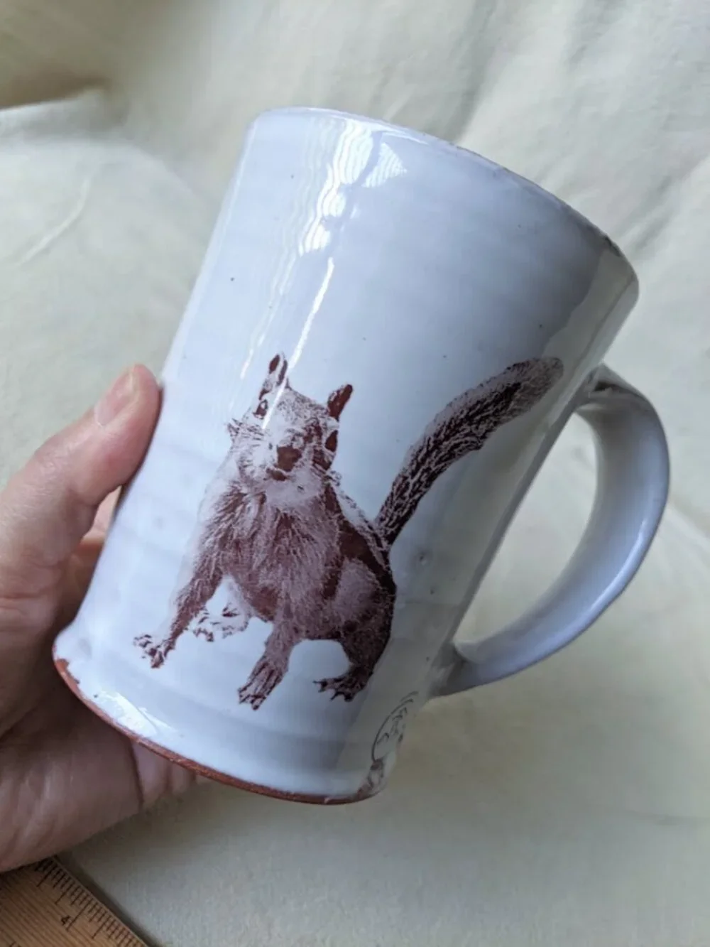 TomMac Garrett Ceramic Handmade Squirrel Mug